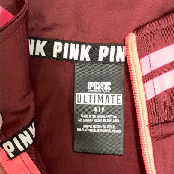brand: pink and it’s maroon and a fleece type - Picture 2 of 2